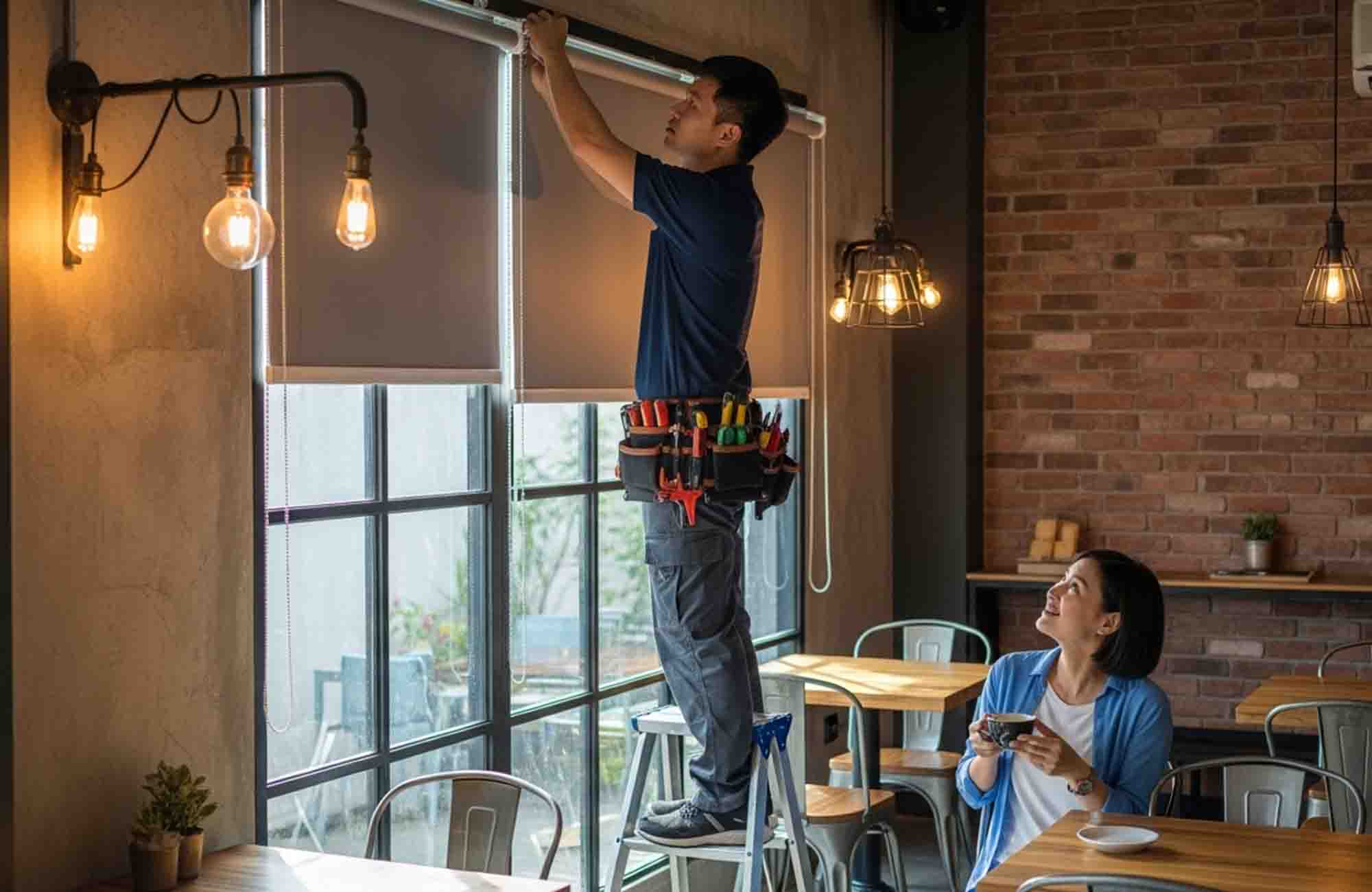 Pasang Roller Blind