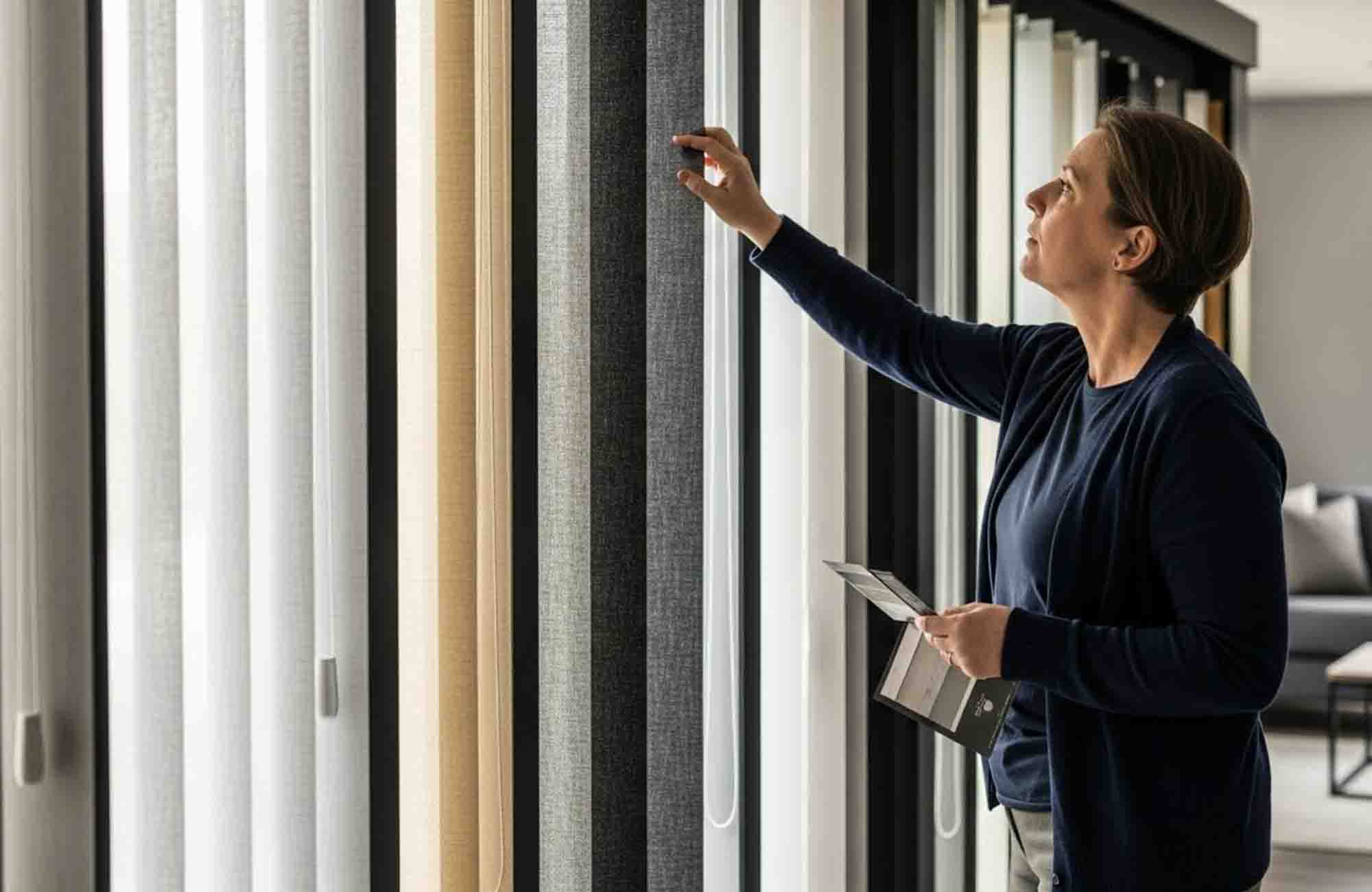 bahan vertical blind