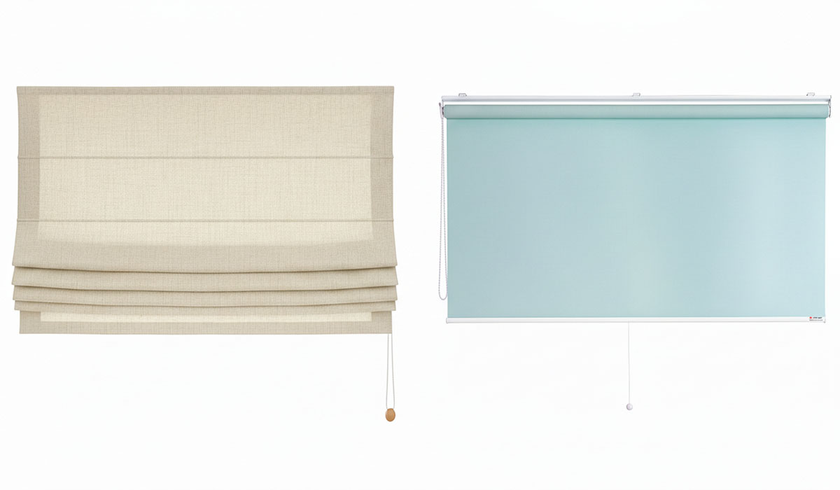 Roman vs Roller Blind