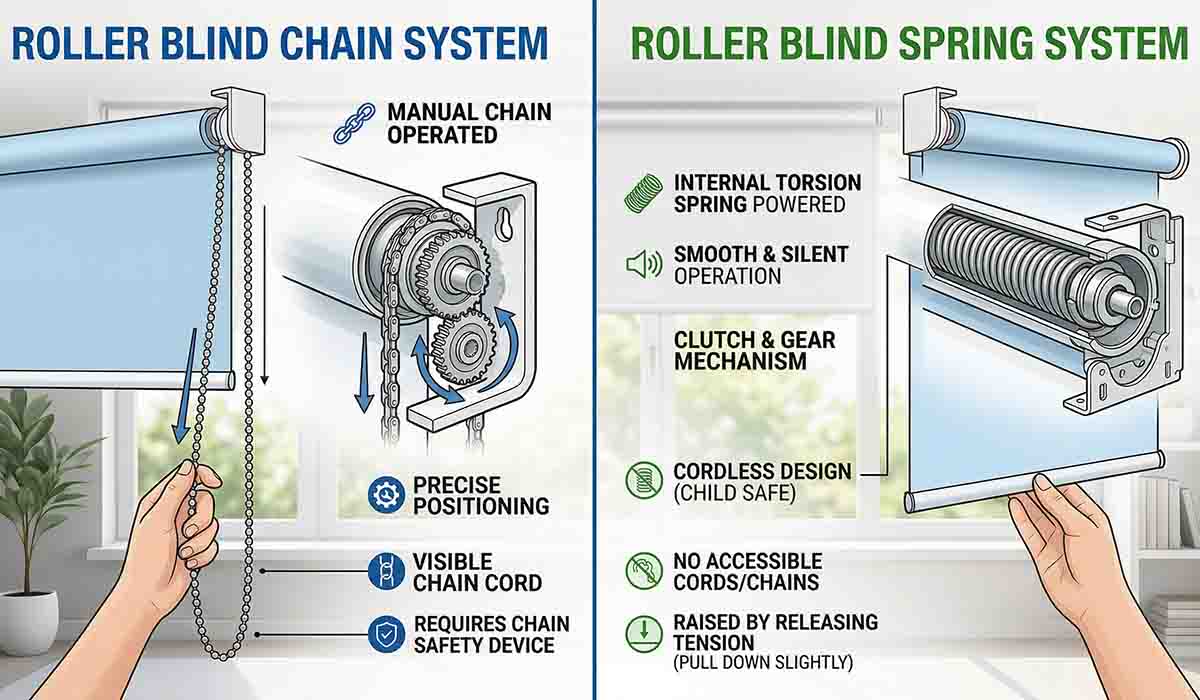 Chain System vs Spring System