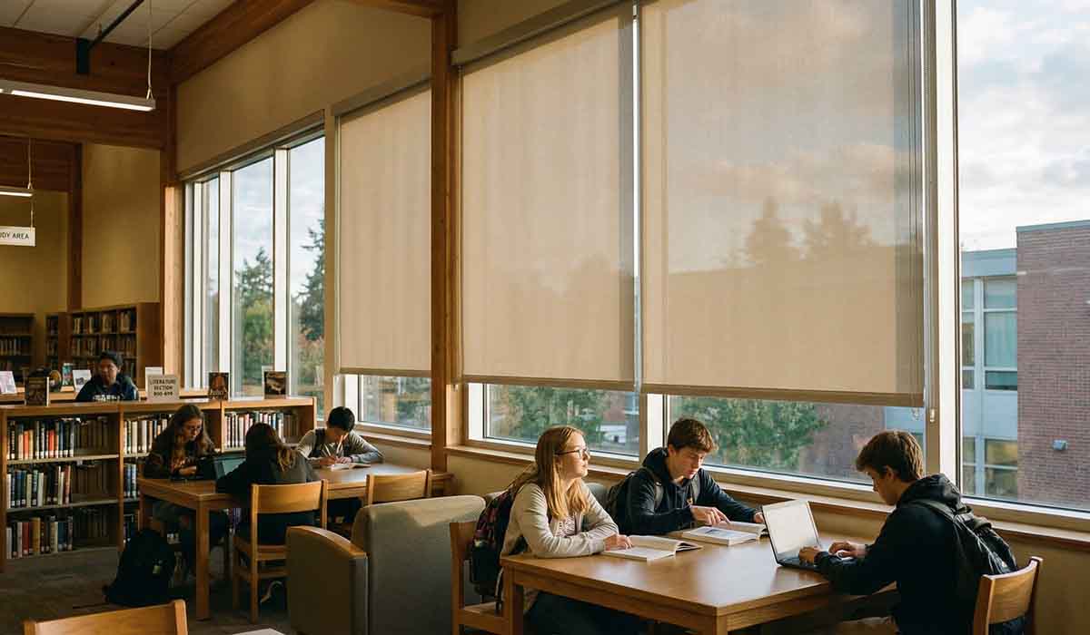 Roller blind untuk sekolah