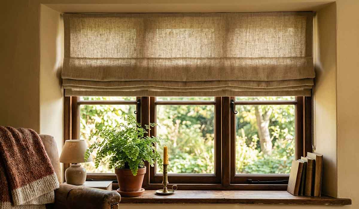 Roman Shade vs Roller Blind