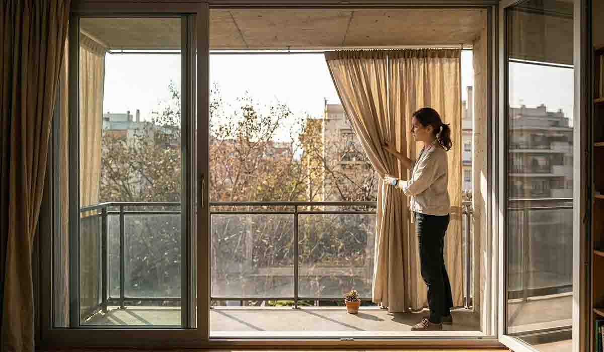 Tirai Balkon Apartemen