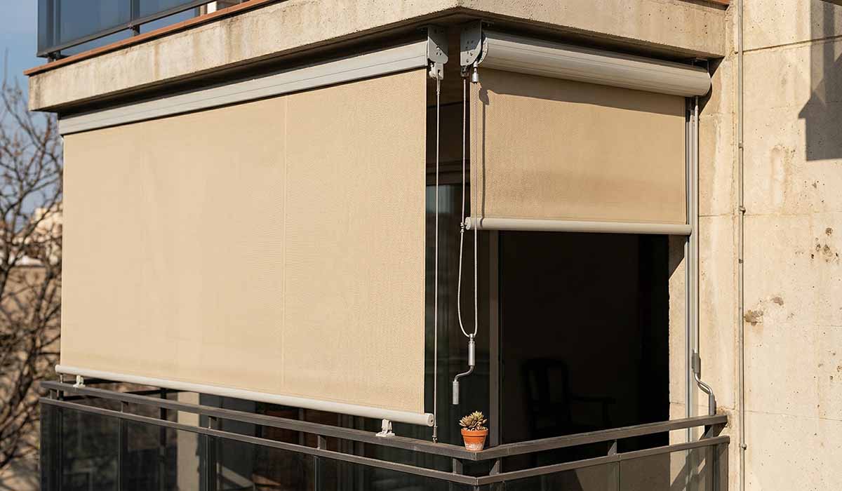 Tirai Balkon Apartemen