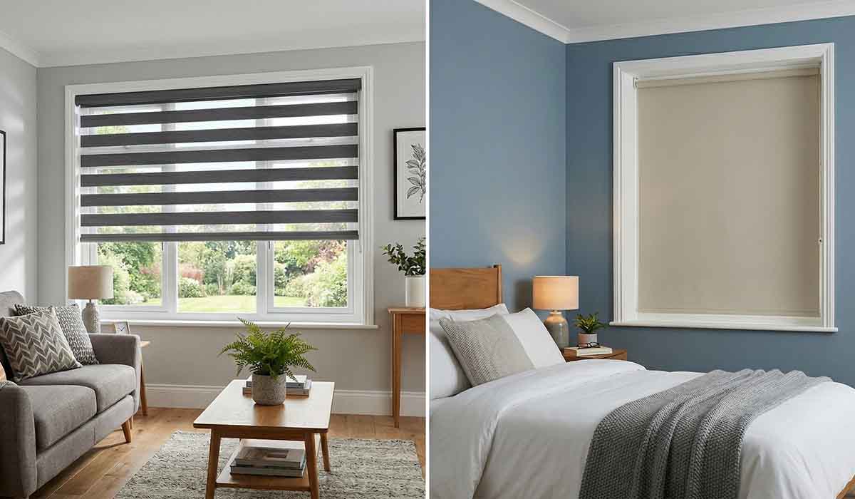 Zebra Blind vs Roller Blind