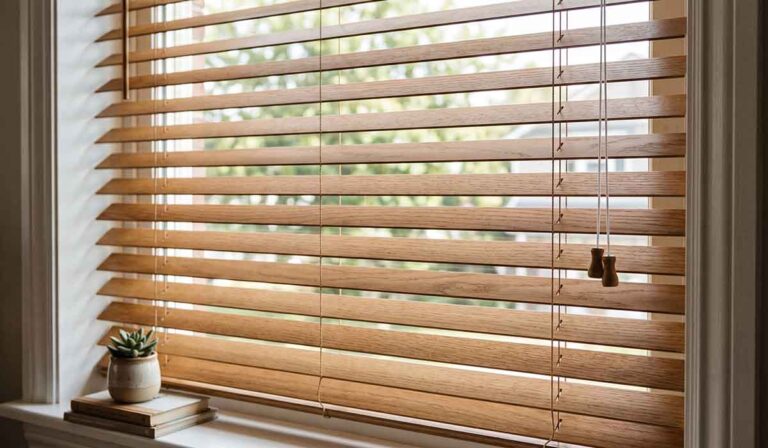 Roller Blind Wooden