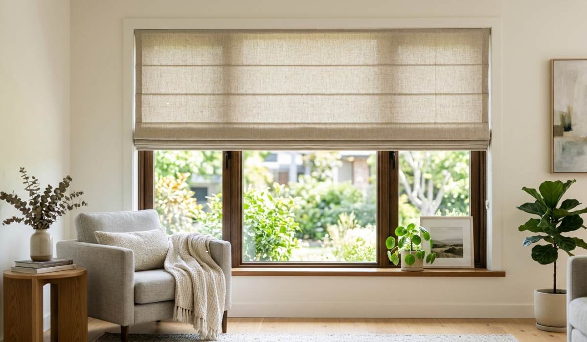 roman shade blind