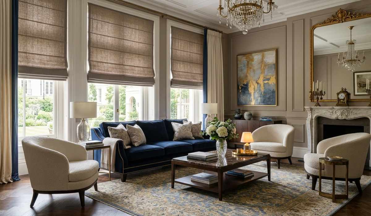 roman shade blind