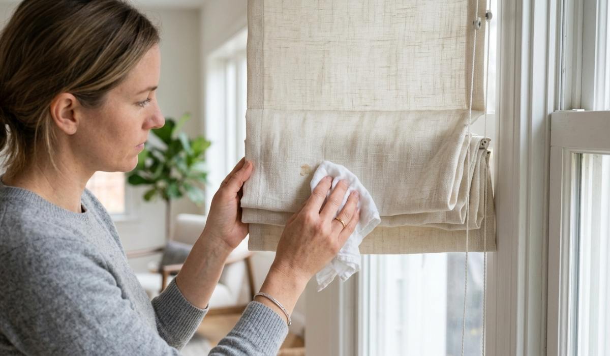roman shade blind