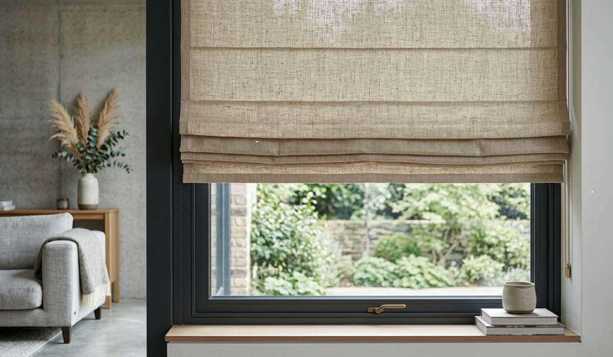 roman shade blind
