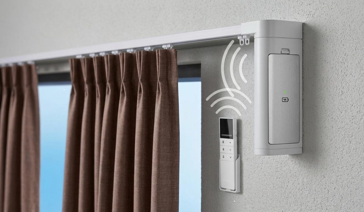 motorized curtain system