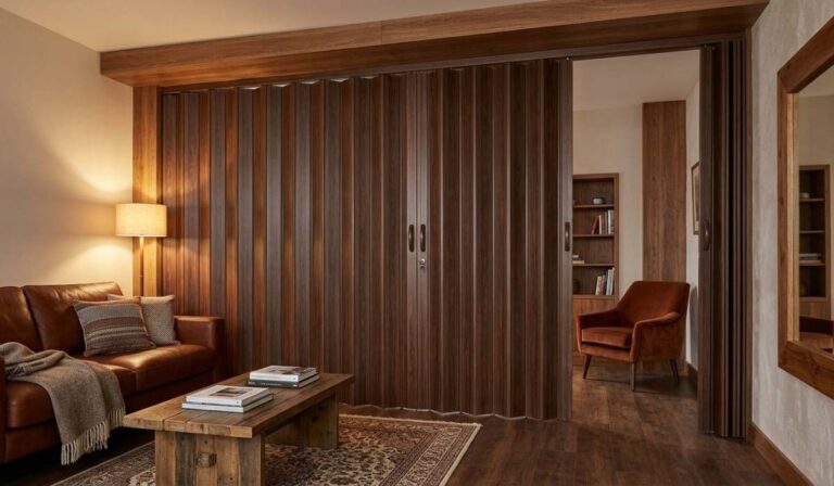 pvc folding door