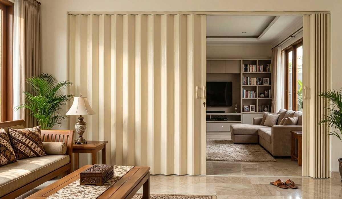 pvc folding door