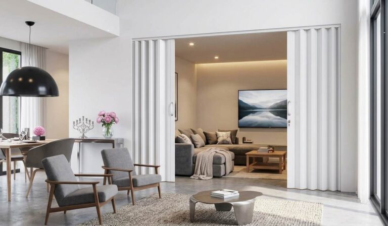 pvc folding door