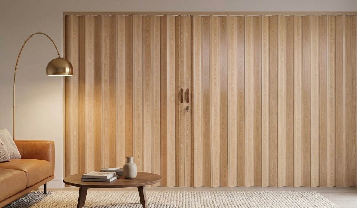 pvc folding door