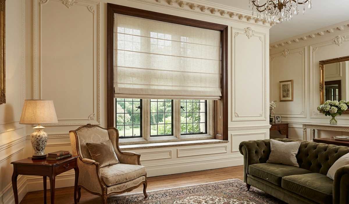 roman shade curtains