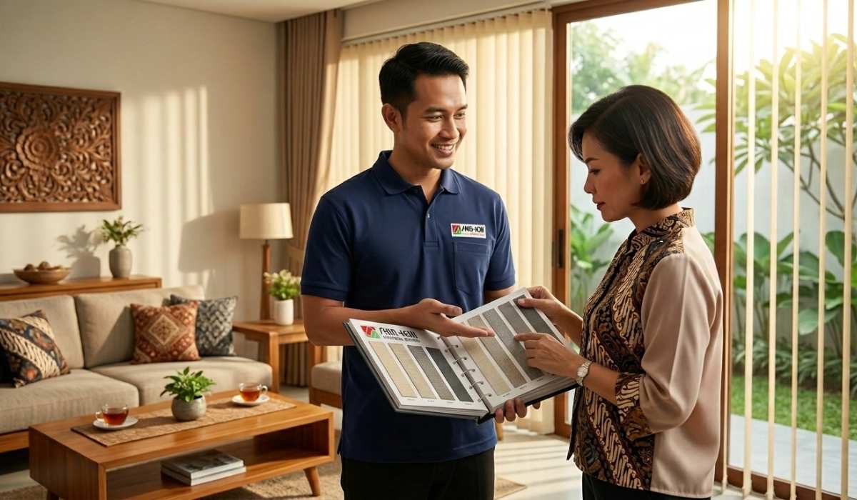 vertical blind adalah