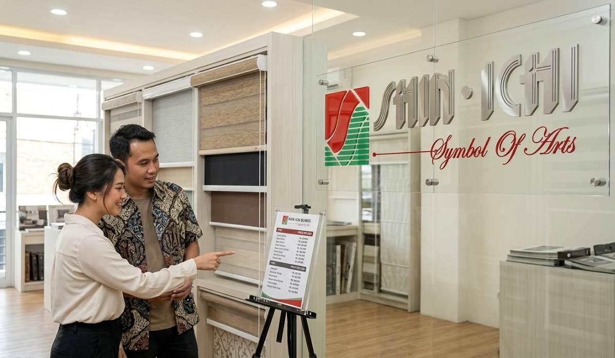 roller blind rumah