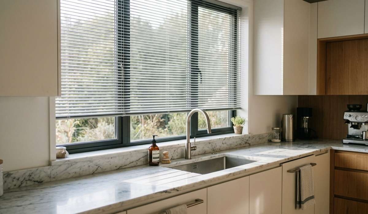 horizontal blind dapur