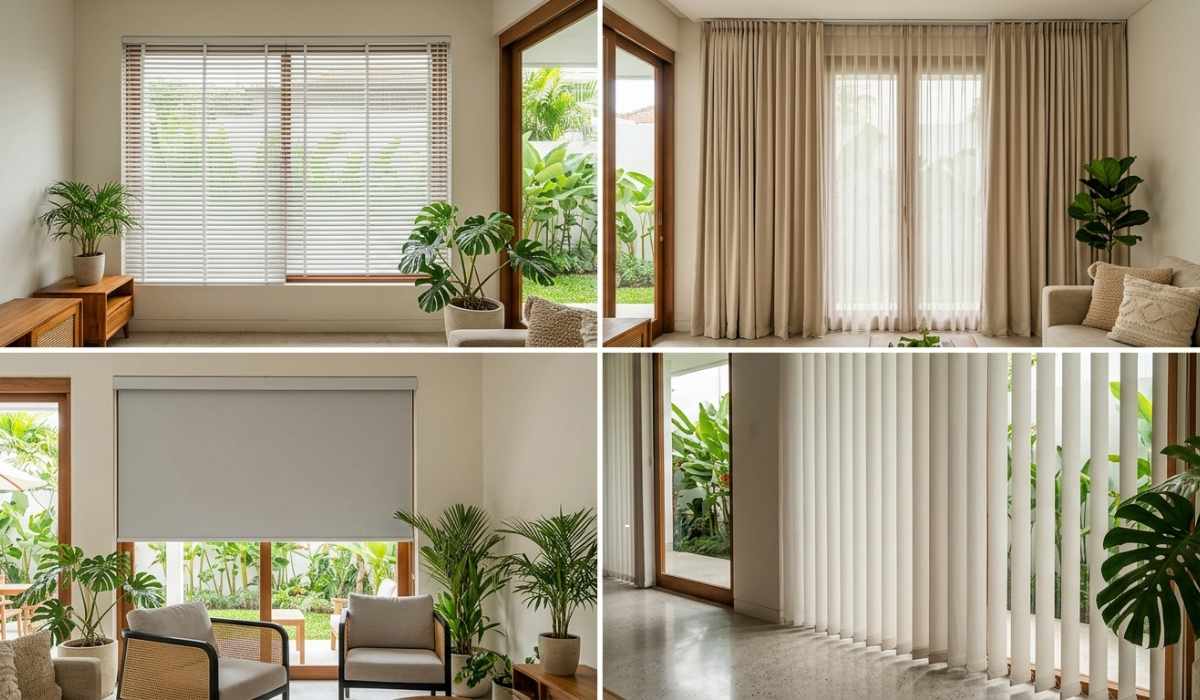 horizontal blind dapur
