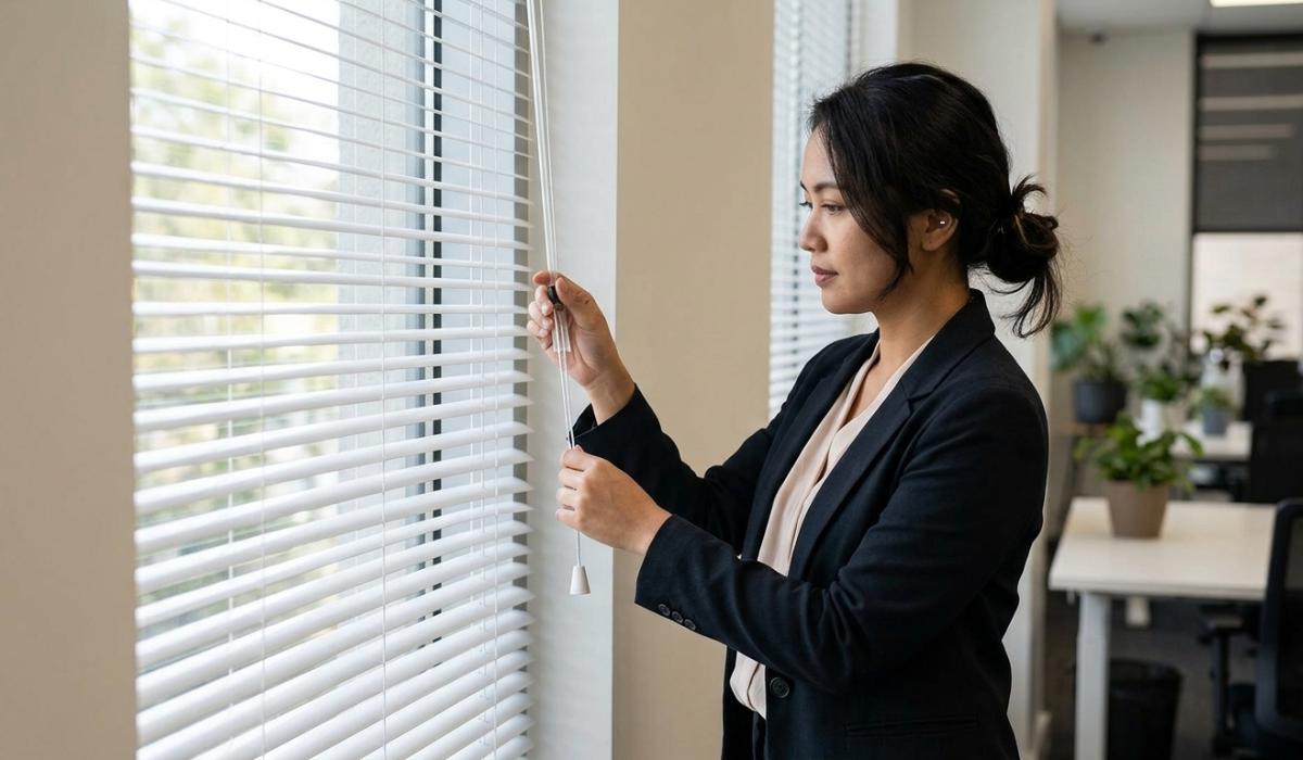 horizontal blind kantor