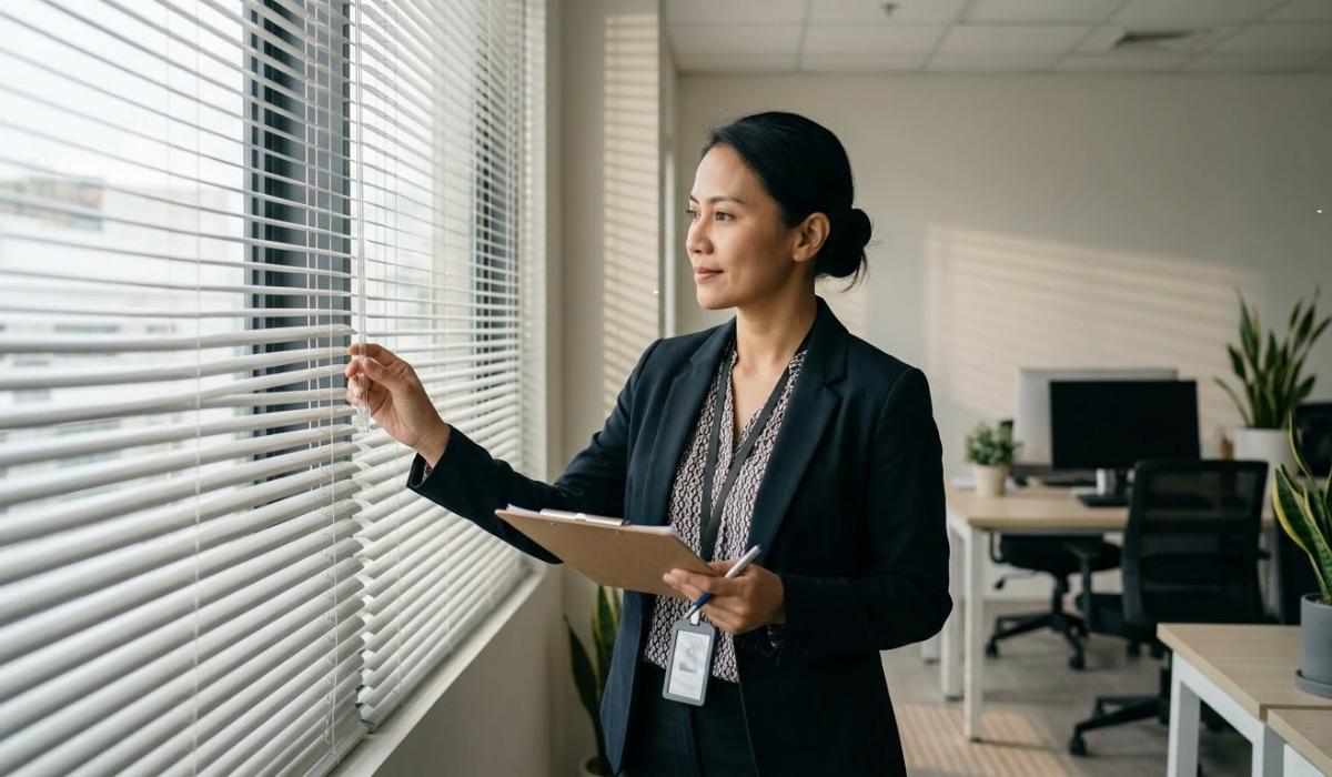 horizontal blind kantor