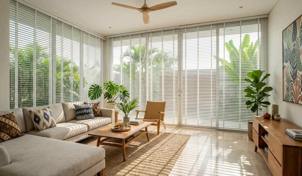 horizontal blind minimalis