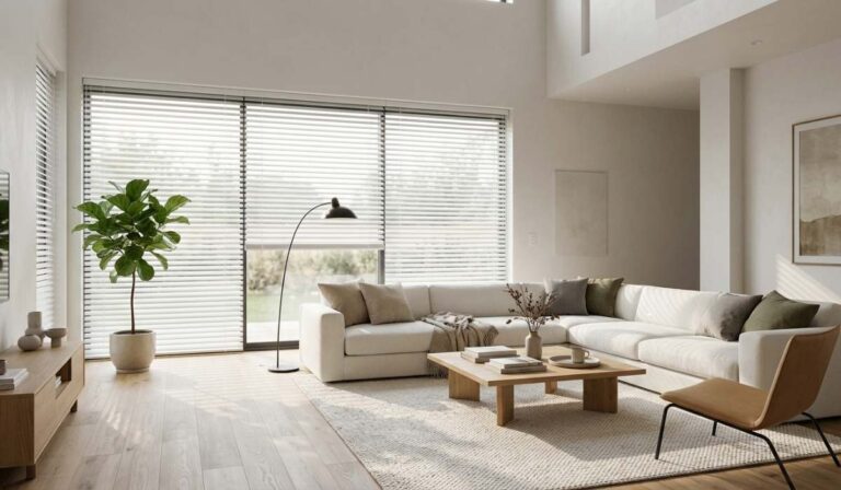 horizontal blind minimalis