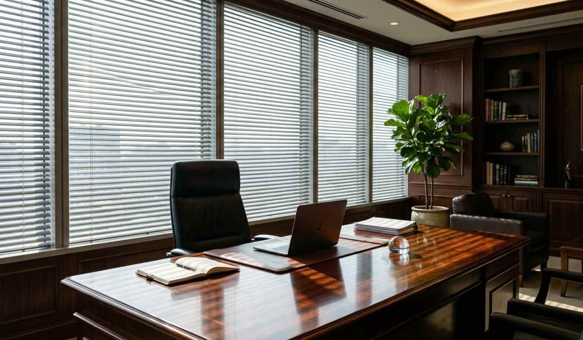 horizontal blind minimalis