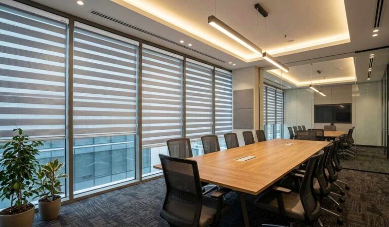 zebra blind kantor
