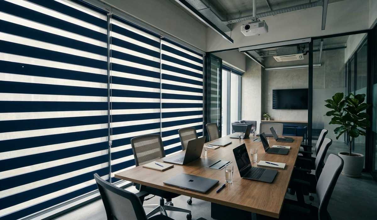 zebra blind kantor