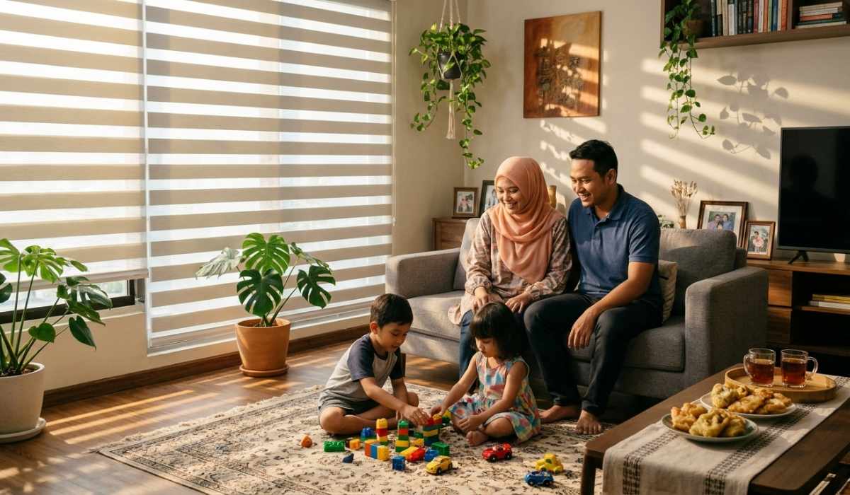 zebra blind rumah