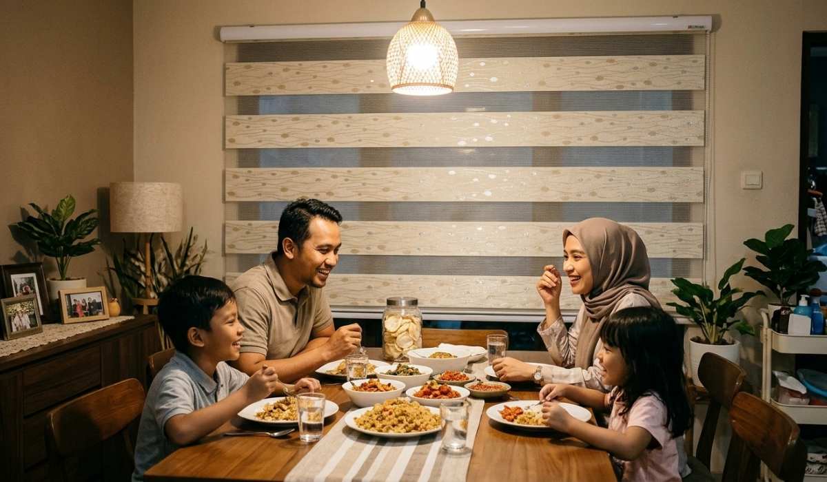 zebra blind rumah